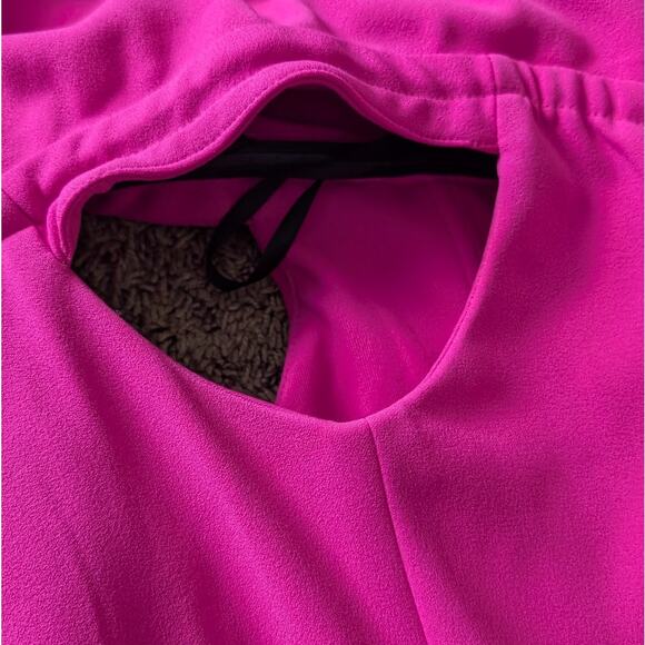 Betsy & Adam Pink/Red Off the Shoulder Long Formal Gown Dress, size 6 - Picture 9 of 11